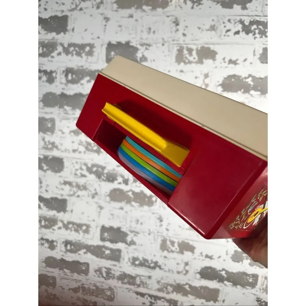 Fisher Price | kids vintage record player with records